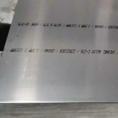 ASME SB-575 UNS N10276 آلیاژ استیلوی C-276 صفحه 3*1220*2440MM