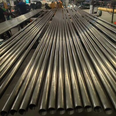 ASTM A269 TP304 AISI304 لوله های جوشیده شده فولاد ضد زنگ برای استفاده از چوکات راهرو پله سطح روشن