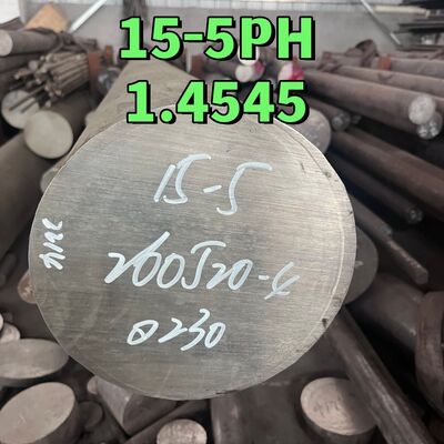 میلگرد گرد فولاد ضد زنگ 15-5PH UNS S15500 AMS 5659 H1025 عملیات حرارتی شده 6-300 میلی متر برای صنایع هوافضا