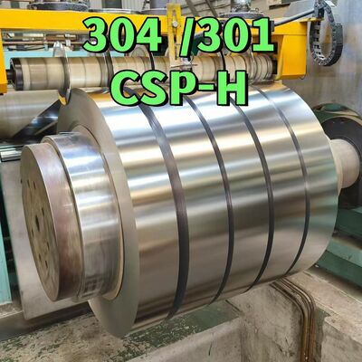 SUS 301 CSP-H نوار کویل فولاد ضد زنگ کامل 0.1-3.0mm با لبه شکاف