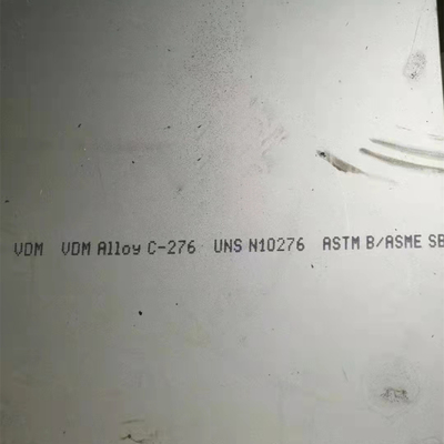 درجه Hastelloy C-276 آلیاژ ASTM B575 UNS N10276 صفحه آلیاژ