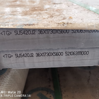 30Cr13/ EN 1.4028 / DIN X30Cr13 / JIS SUS 420J2 صفحه فولاد ضد زنگ برای ابزار جراحی