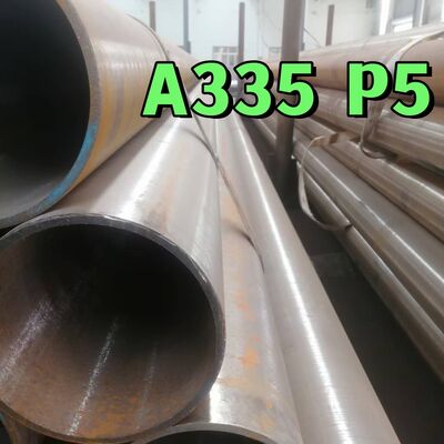 12 اینچ XXS ASTM A335 P5 1Cr5Mo T5 لوله فولادی آلیاژی بدون درز PE لوله فولادی بدون درز مورد استفاده برای دیگ بخار