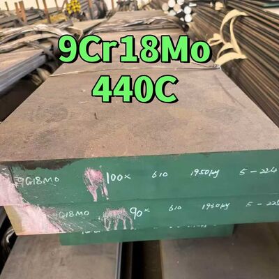 صفحه فولادی ضد زنگ SUS 440c AMS 5630 AISI 440C SS صفحه فولادی عملیات حرارتی سختی 40-60HRC