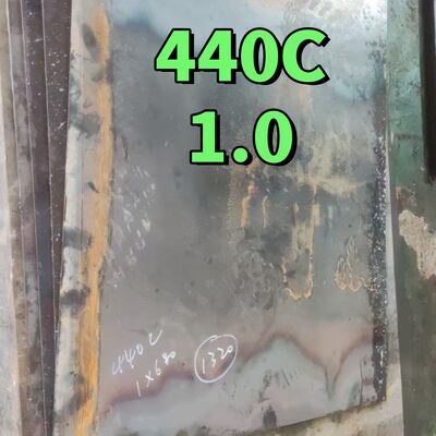 ورق استیل ضد زنگ SUS440C X105CrMo17/1.4125 9Cr18Mo با ابعاد 1.0*1000*2000MM