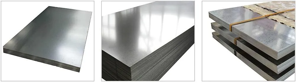 درمان سطح گالوانیزه SGCC درجه DX51D ورق فولاد گالوانیزه Z80-Z275 4