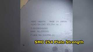 254 SMO Plate S31254 F44 فولاد ضد زنگ با کارایی بالا
